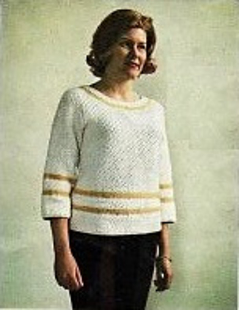Bulky cotton jumper