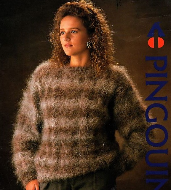 Mohair Cabled Pullover
