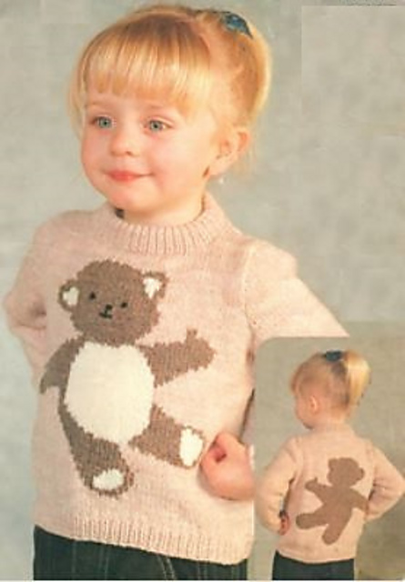 Child's teddy sweater
