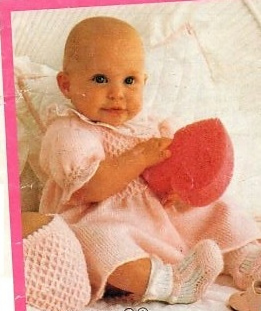 Pink Layette: Dress