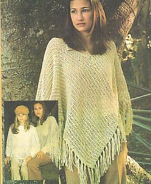 Lacey poncho 8426