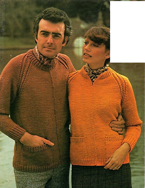 His and Her Raglan Cardigans
