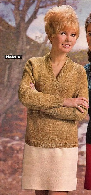 Model A. Raglan sweater