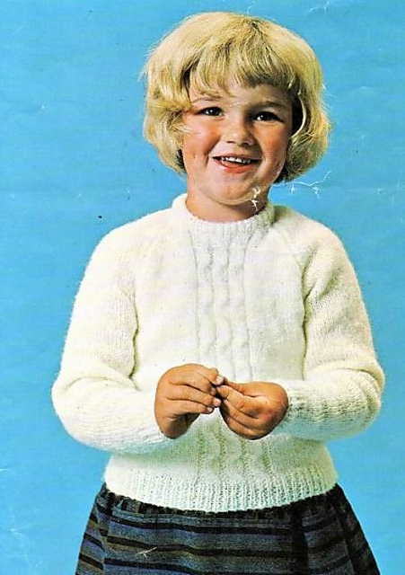 Child's Raglan Sweater