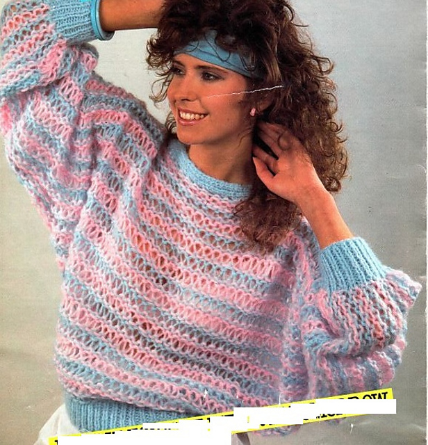 Sweater with low V back