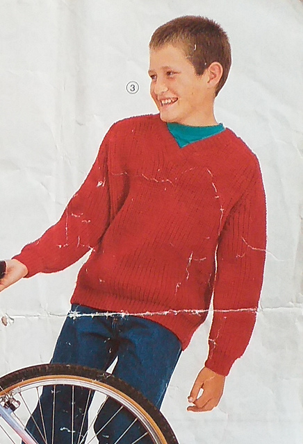 Fisherman rib pullover