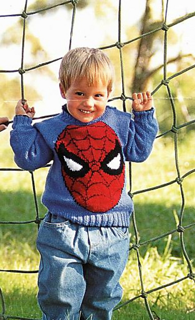 Spiderman Face Pullover