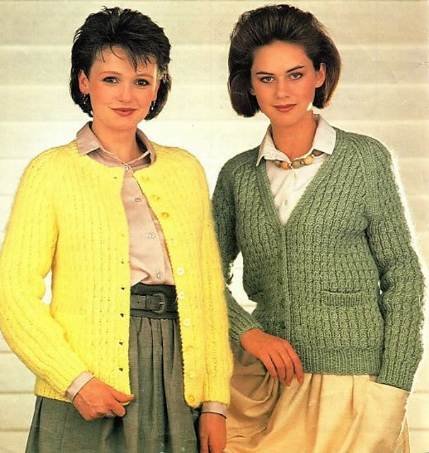 V and Round Neck Cardigans