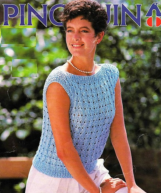 Blue Lacy Top