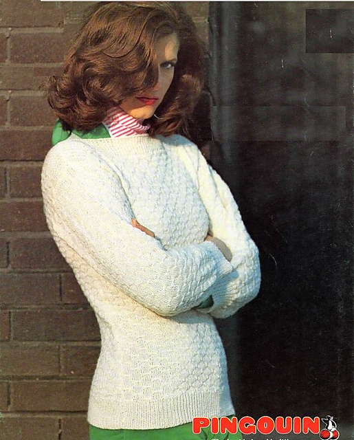Slash neck sweater