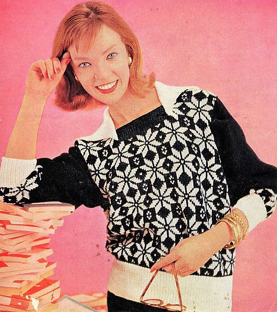 Star pattern sweater