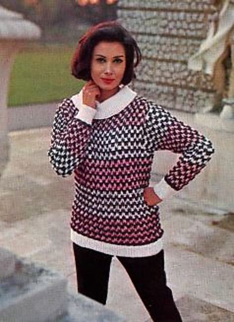 Triple coloured sweater