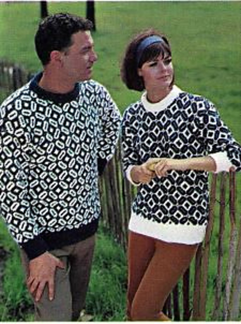 Two tone sweaters