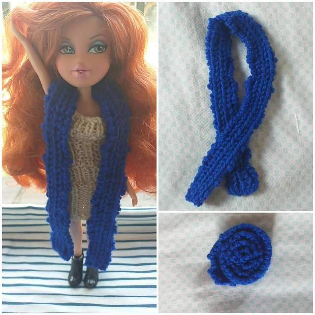 Bratz #123 Pippi long sweater and scarf