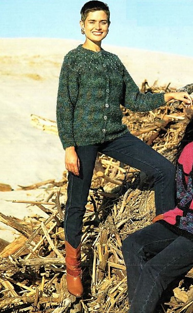 Beaded cardigan 1507