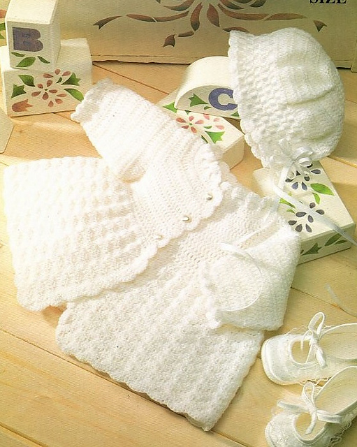 Matinee Coat & Bonnet