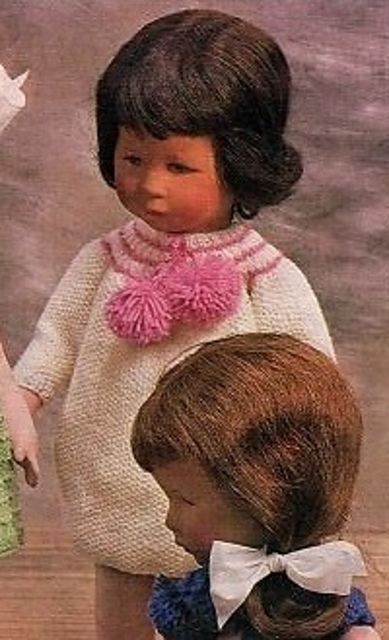 Dress with circular yoke