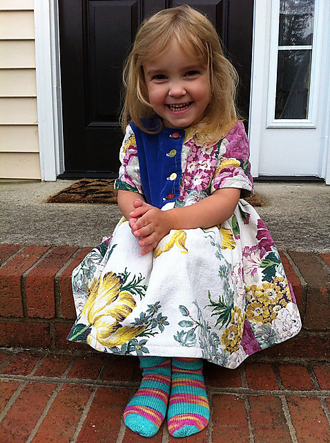 Reverse-Engineered Toddler Socks