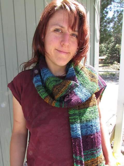 Lacy Drop Stitch Scarf