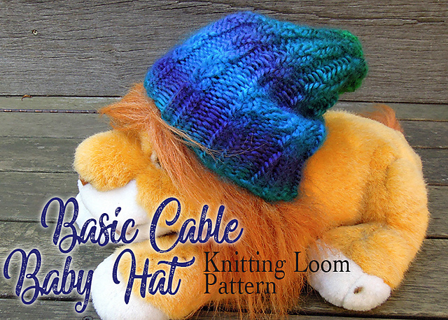 Simple Cabled Baby Hat