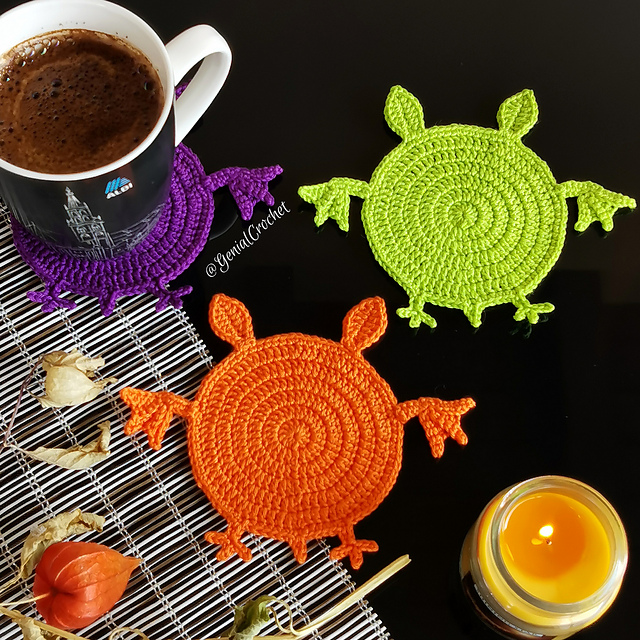 Halloween Bat Coaster