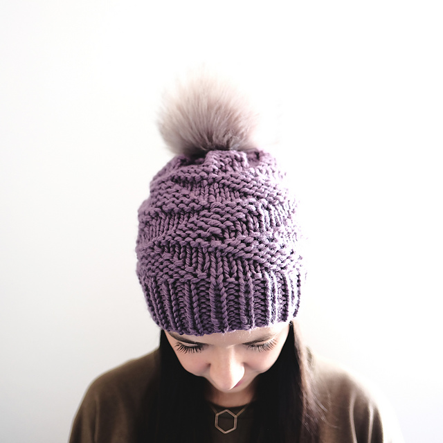 Ravelry: Parallelogram Hat pattern by Georgia Farrell