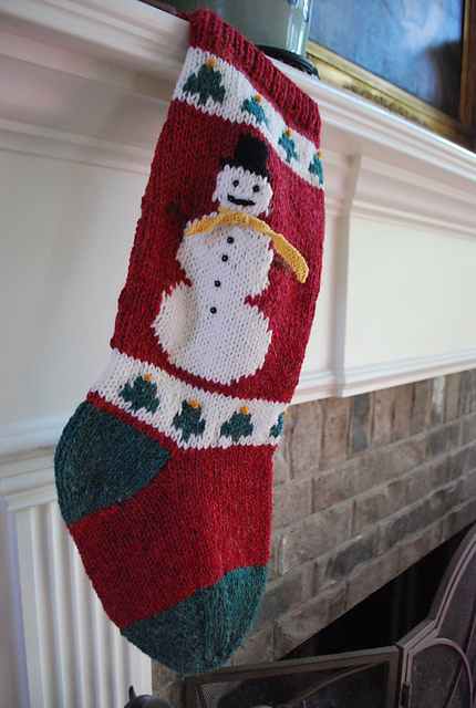 Snowman Stocking