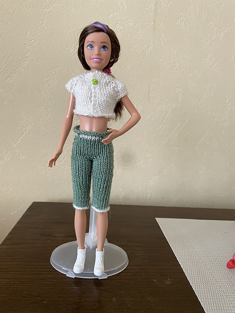 #1102 Crop top and pants for Skipper