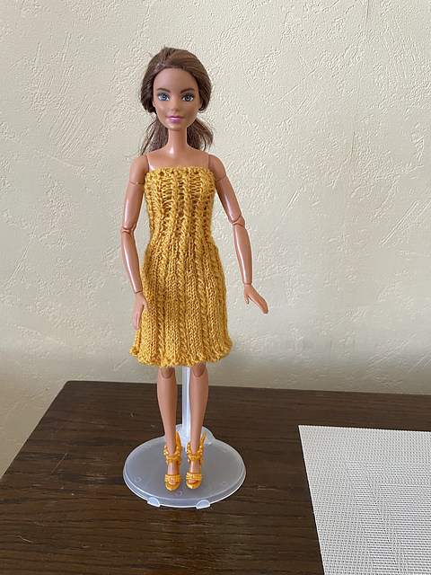 #0477 Gold Dress