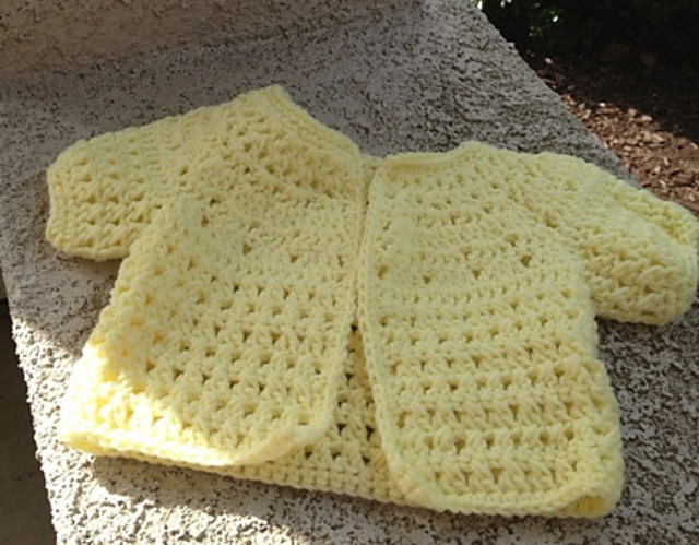 Karen's X Stitch Baby Sweater