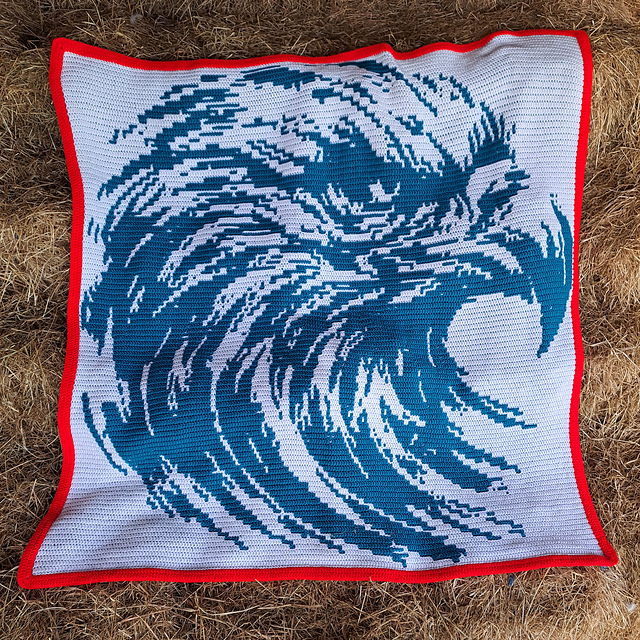 Eagle Eyed | Eagle Overlay Mosaic Blanket