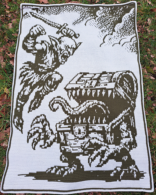 Goblin Gambit | Fantasy Monster Mimic Blanket