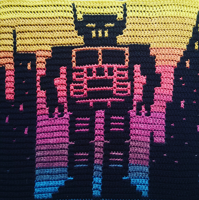Intergalactic Mosaic Cushion