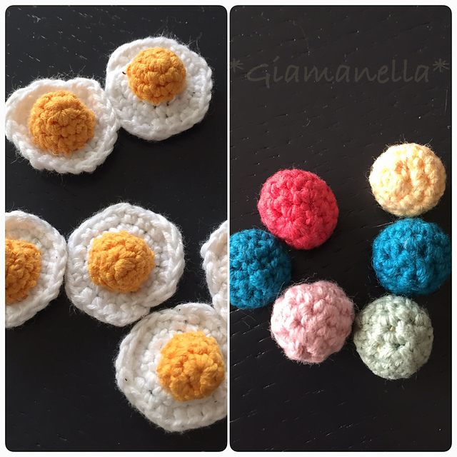 Bonbons Oeuf au plat et Bille
