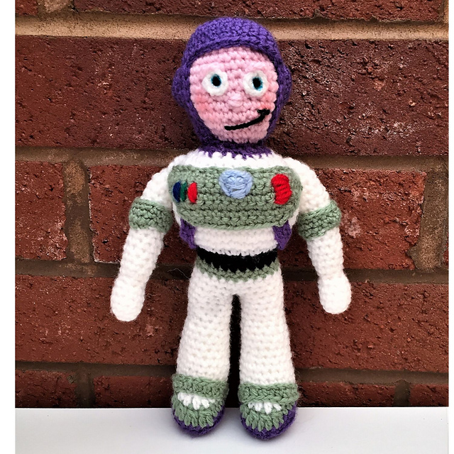 Crochet Doll Buzz Lightyear Crochet Toy Story's Buzz Lightyear