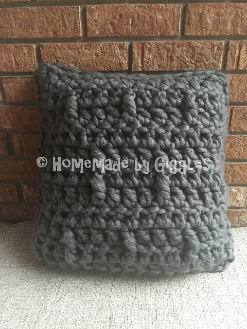 Super Bulky Textured Pillow