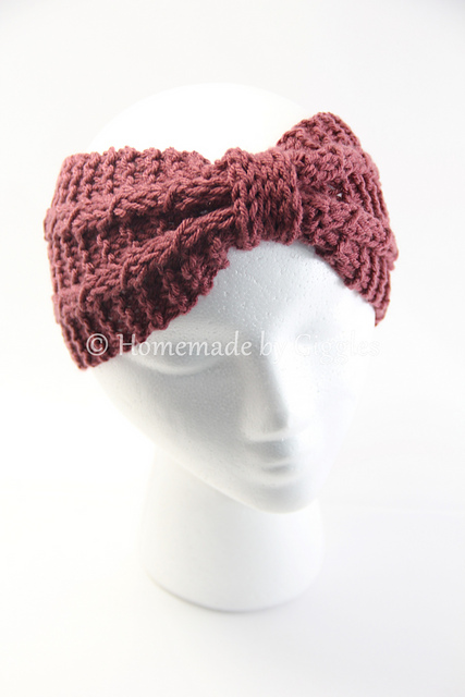 Winter Bowtie Headband