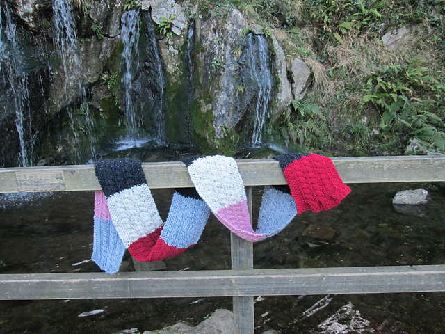 Reversible Patchwork Scarf