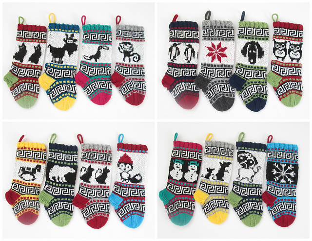 16 small Christmas stockings