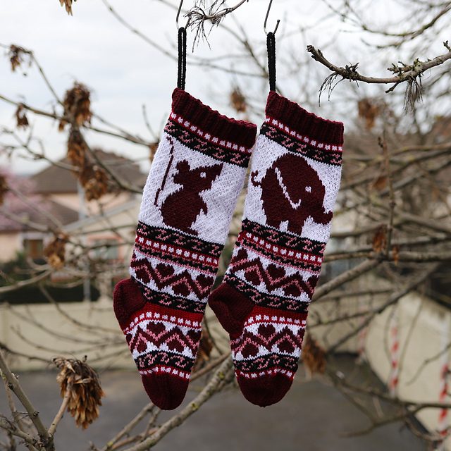 Mouse and Elephant Socks