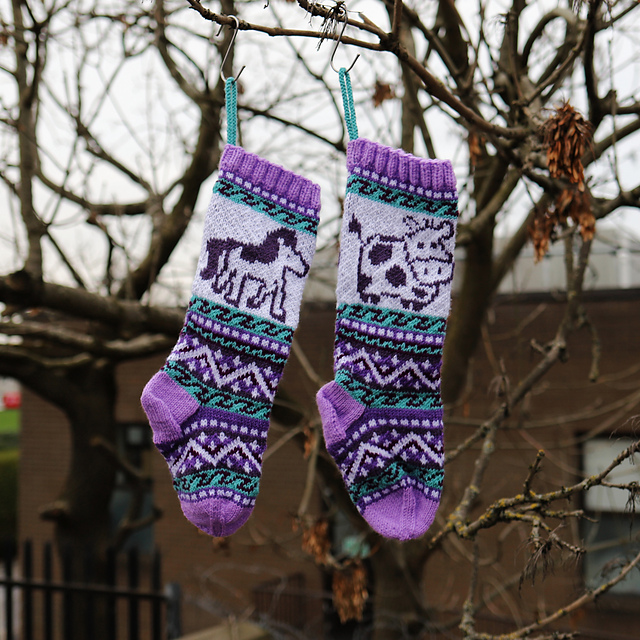 Cow Christmas Stocking
