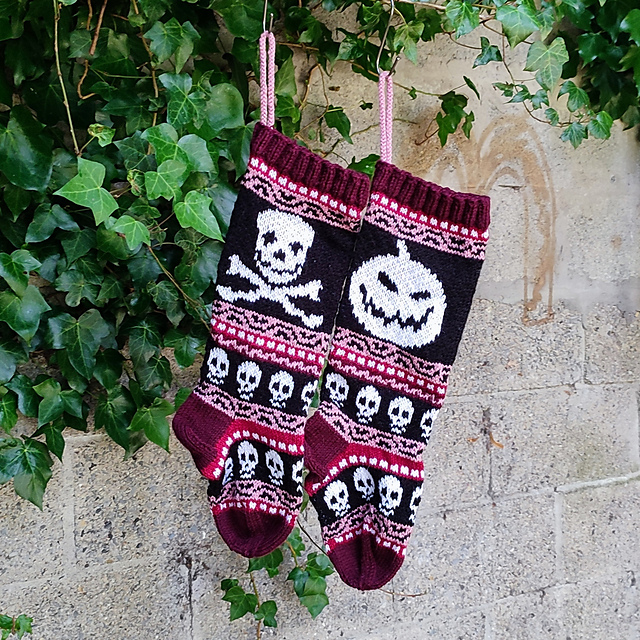Pumpkin Christmas Stocking