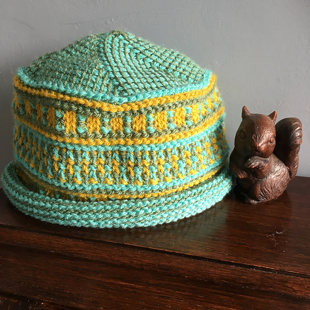 Ravelry Tunisian Crochet Beanie pattern by Gillian Buckerfield