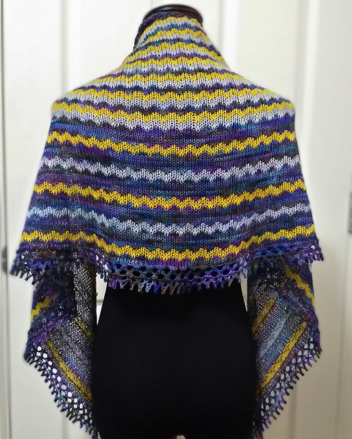Catch The Wave Shawl