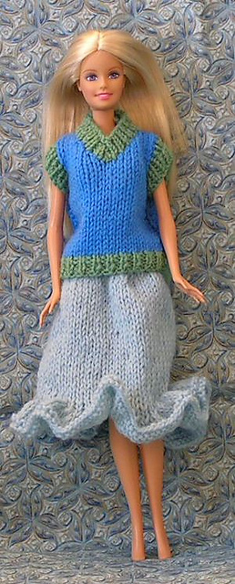Frilled Skirt Sindy or Barbie