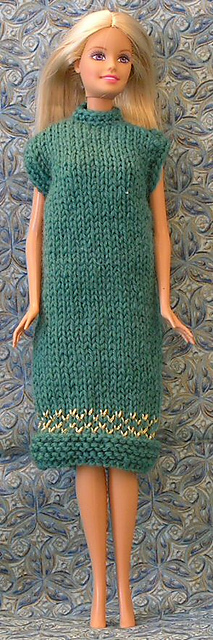 Dress with glitter decor