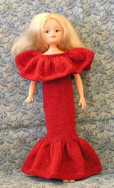 Ballgown for Sindy or Barbie