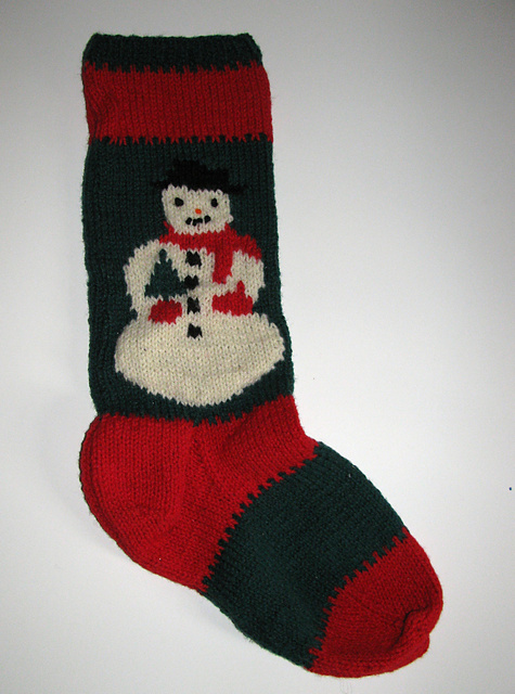 Snowman Christmas Stocking #603