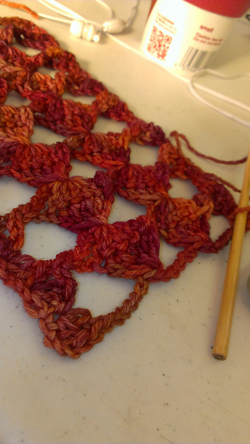 Fruited Vine Scarf