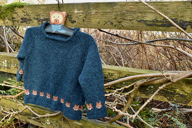 Ravelry: Child's Foxy Jumper pattern by Ginny Sturdy